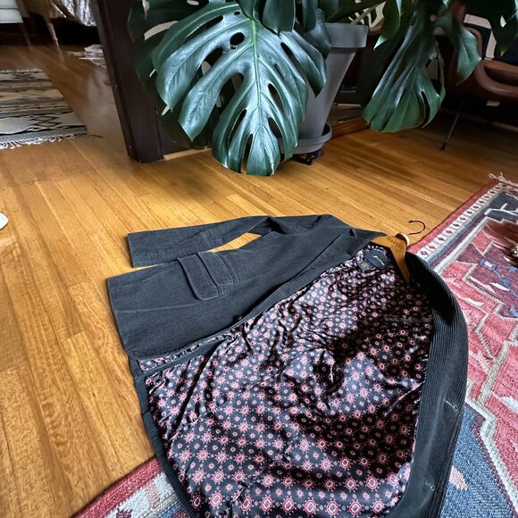 Ink Brown Corduroy Blazer Small - Picture 6 of 8